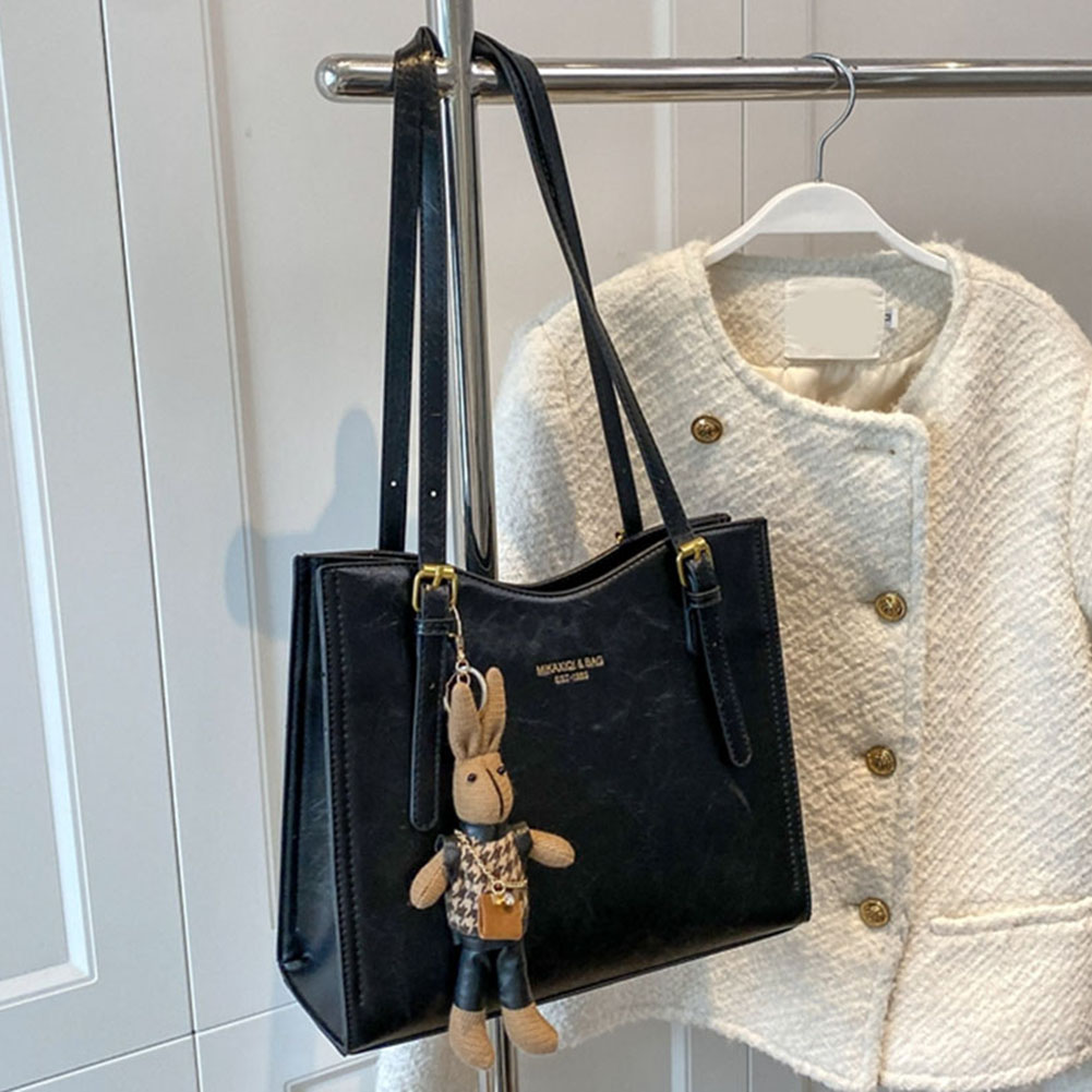 女性ヴィンテージ通勤バッグファッションショルダーバッグ大容量 - Leather Work Handbag のレビューと価格
