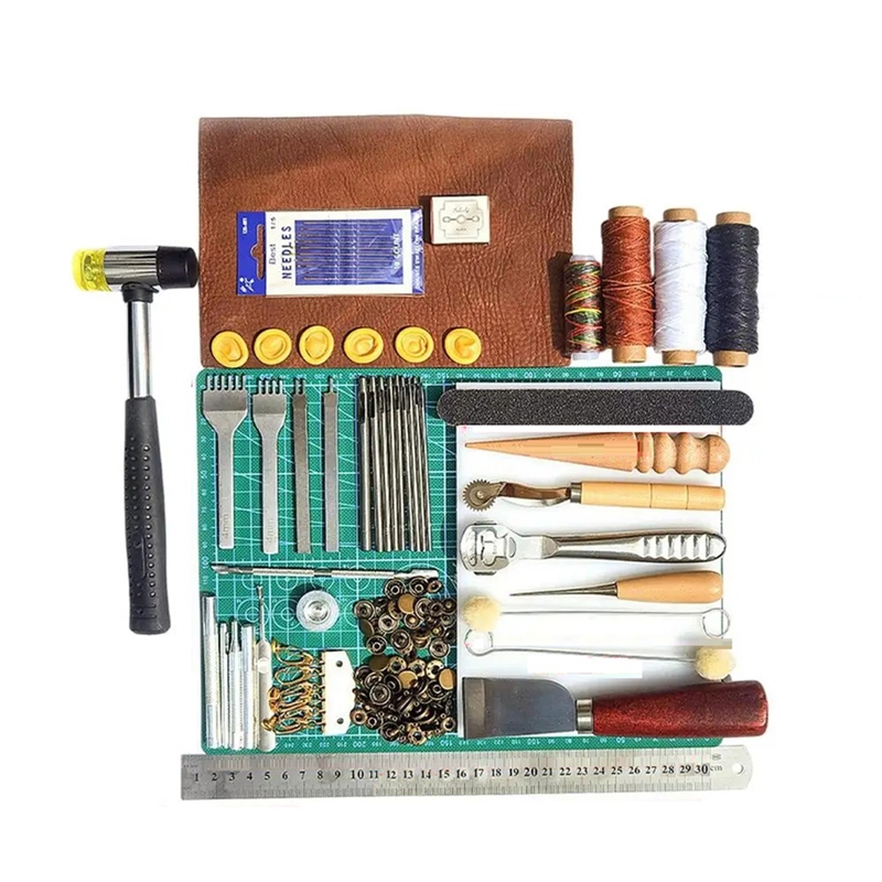 革ツールセット 革作業ツール マニュアル 革細工ツール 革細 - Leatherwork Manual のレビューと価格