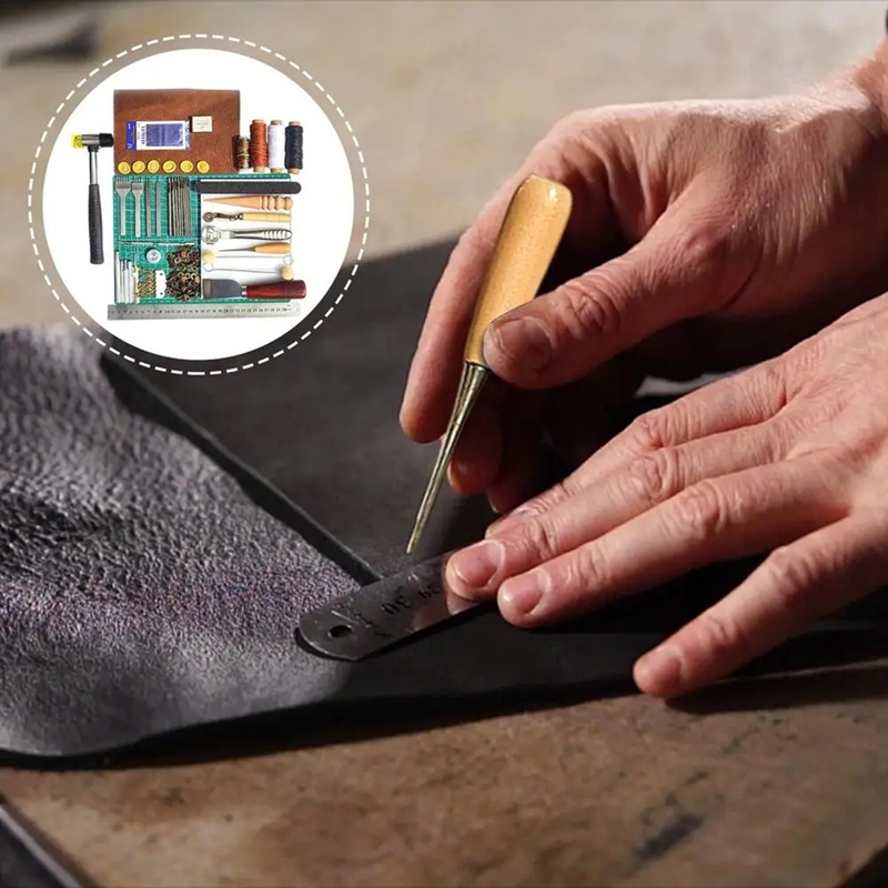 革ツールセット 革作業ツール マニュアル 革細工ツール 革細 - Leatherwork Manual のレビューと価格