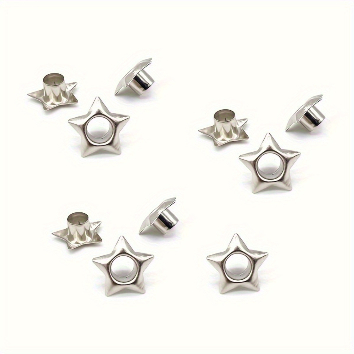 20 個星型アイレット 5 ミリメートル金属グロメットリング - Leatherwork Eyelets のレビューと価格