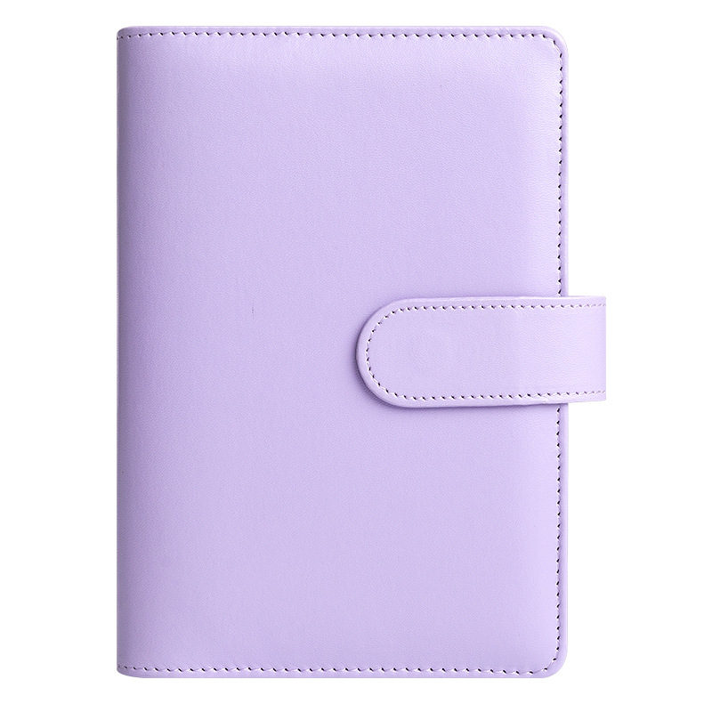 A6マカロンPUレザーバインダーノートブック、ジッパーポーチ - Leather Work Notepad のレビューと価格