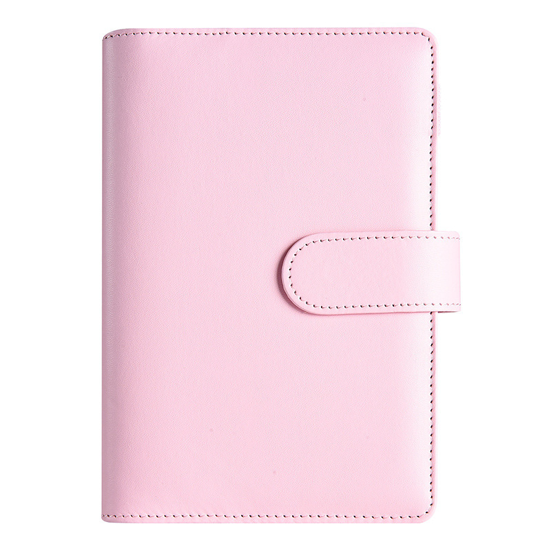A6マカロンPUレザーバインダーノートブック、ジッパーポーチ - Leather Work Notepad のレビューと価格