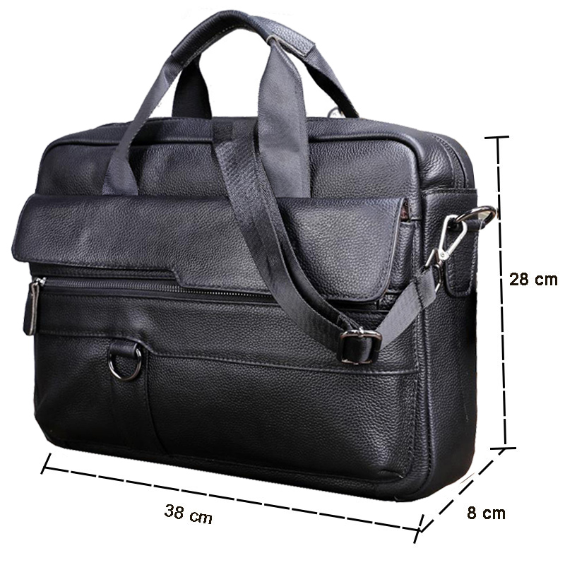 男性用の本革トラベルバッグ,大容量の本革メッセンジャーバッグ - Leather Work Handbag のレビューと価格