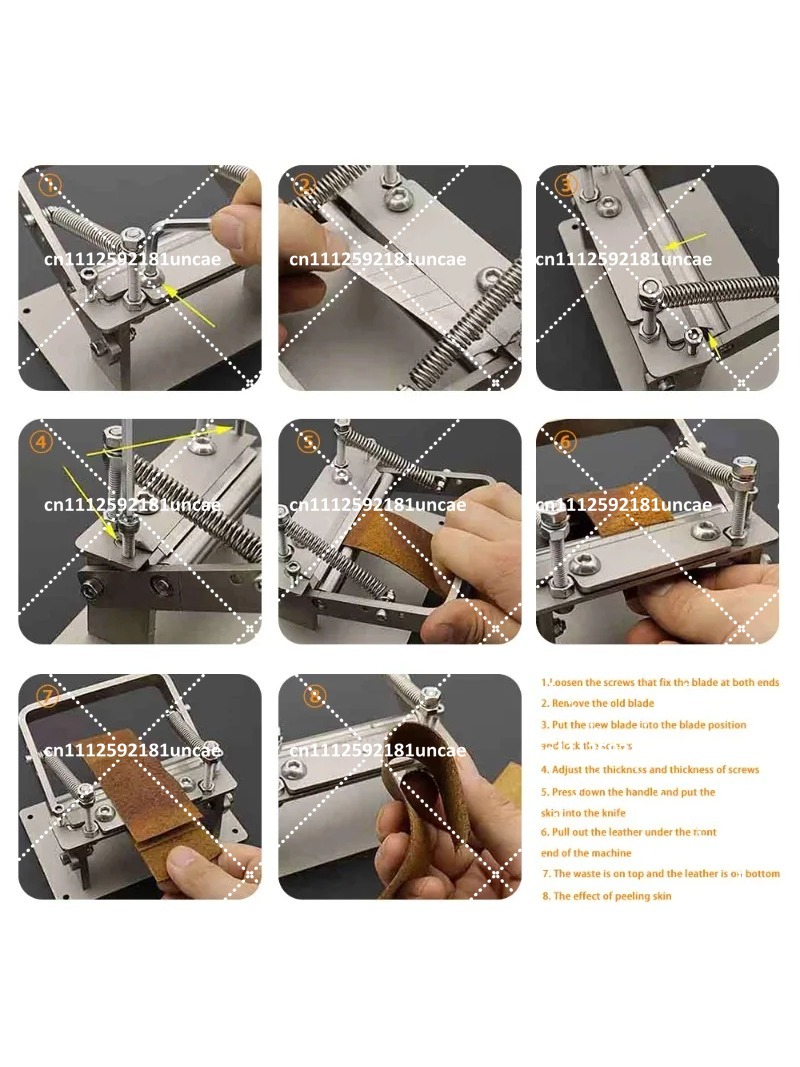 手動革漉き機 ステンレス製ツール ブレード付き DIYクラフ - Leatherwork Manual のレビューと価格