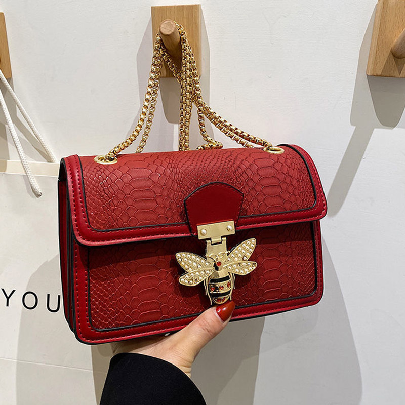 高級ハンドバッグ女性のためのクロスボディバッグ蜂ロックトート - Leatherwork Rivets のレビューと価格