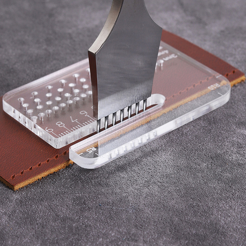 4mm厚の透明アクリルプーラー多機能定規、革加工用手動切断距 - Leatherwork Manual のレビューと価格