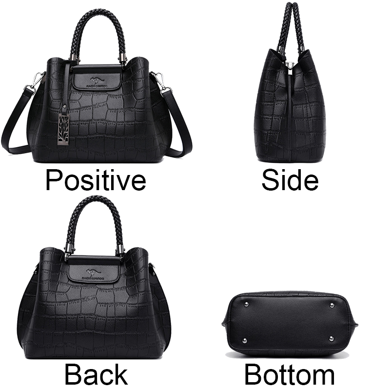 本革製女性用ハンドバッグ 手編みクロスボディショルダーバッグ - Leatherwork Rivets のレビューと価格
