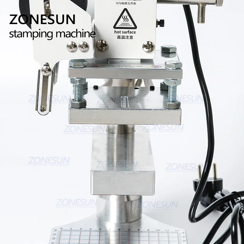 ZONESUN 二枚プレート式手動革ホットフォイルスタンプ機 - Leatherwork Manual のレビューと価格