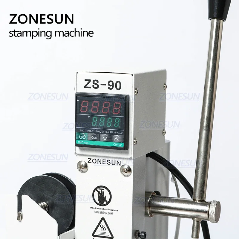 ZONESUN 二枚プレート式手動革ホットフォイルスタンプ機 - Leatherwork Manual のレビューと価格
