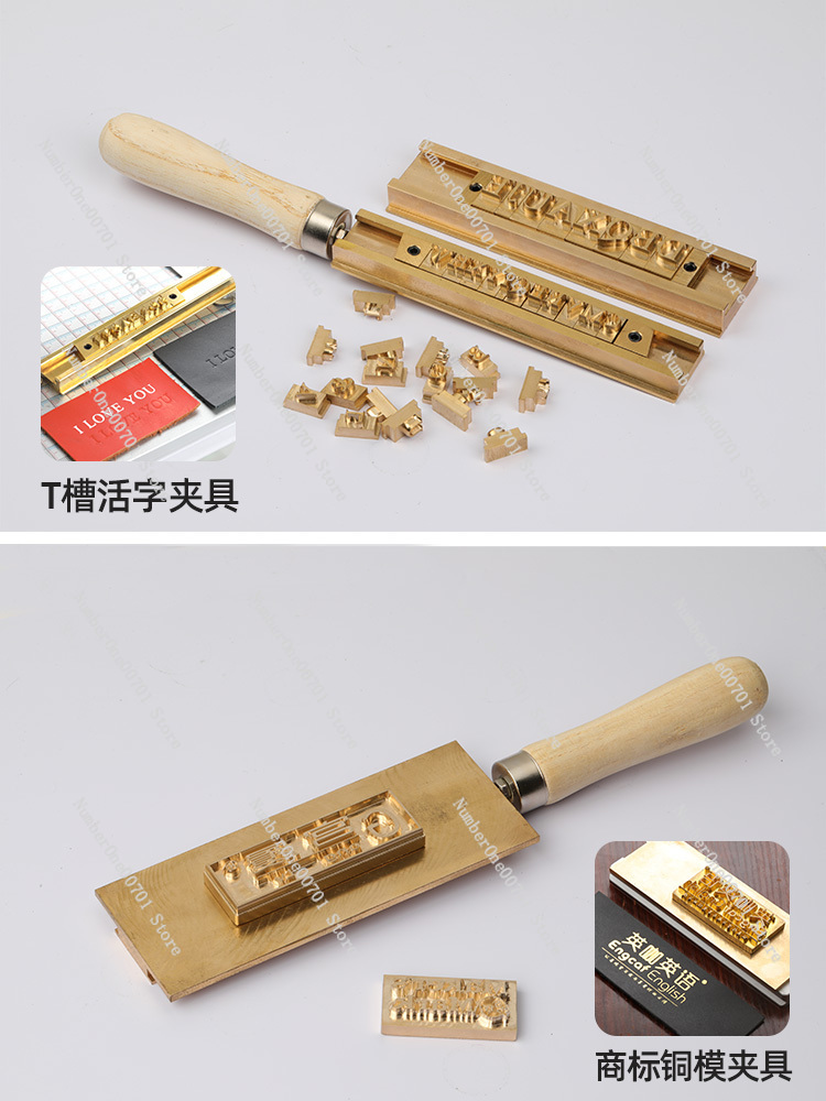 ミニ手動真鍮ホットスタンプマシン数字文字型レザーエンボス加工 - Leatherwork Manual のレビューと価格